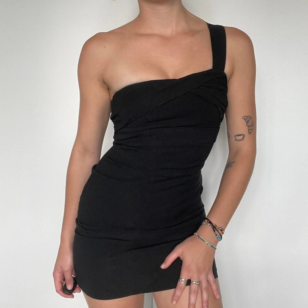 Y2k Ruby Rox Bodycon Black Dress
